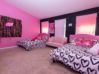 Two twin size beds