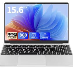 15.6" School Laptop,Compatible With Windows 11 Laptop Computer for Business ,8GB RAM 256GB SSD,Intel