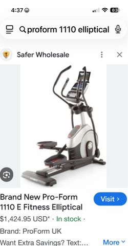 Proform 1110E only 21 hours on it