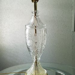 vintage crystal lamp

