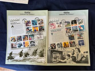 2 Sheets of US “Celebrating the Century”