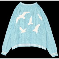 ORIGINAL NEW Taylor Swift 1989 Cardigan (XS/SM) W/Blue Confetti. Benefits Rescue Animals P