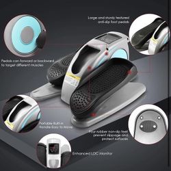 New ANCHEER Remote Control Under Desk Elliptical Machine