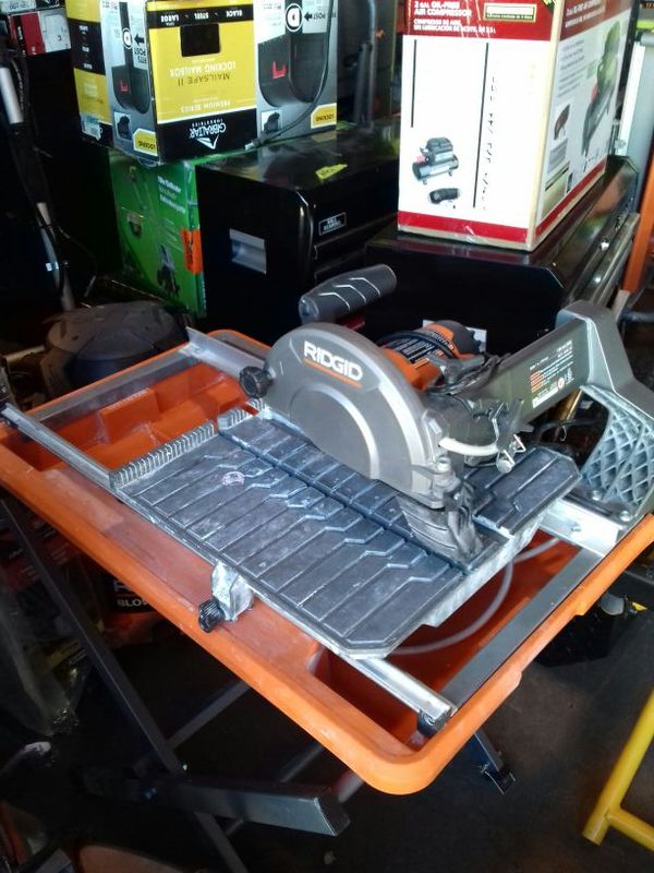 Ridgid 7inch wet tile saw withstand for Sale in Phoenix, AZ OfferUp