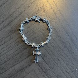 Silver Chrome Style Bracelet 