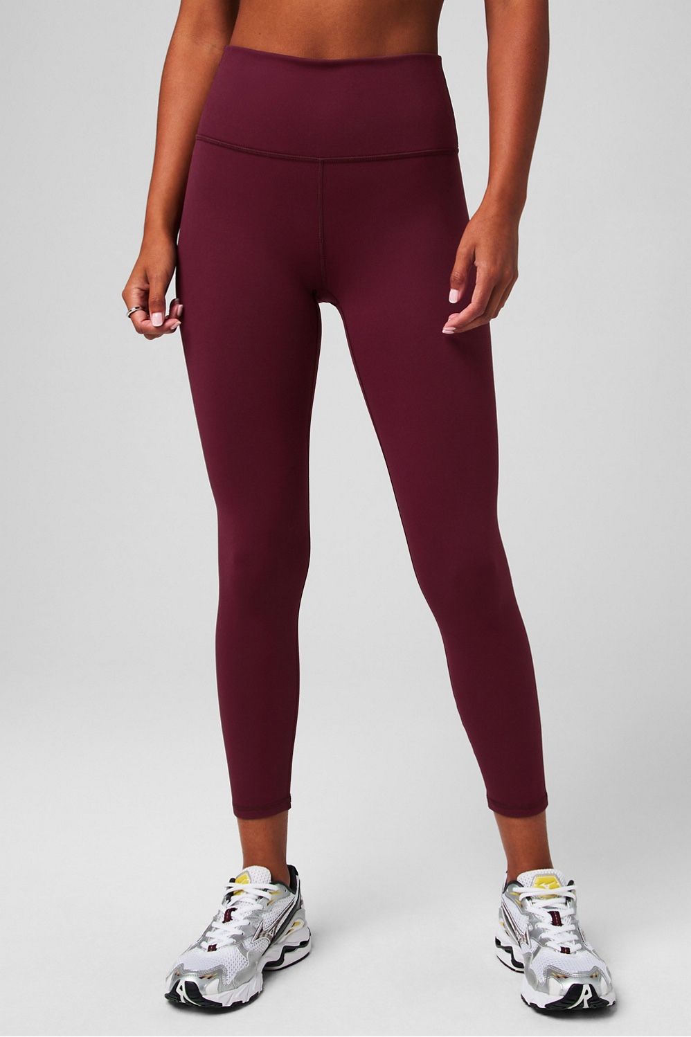 Fabletics Women´s Define PowerHold High-Waisted Legging Merlot Size Medium