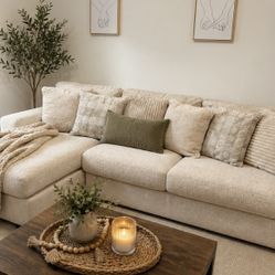 Ashley Furniture Chessington Sectional w/ Chaise – Ivory 
