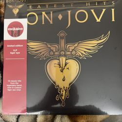 Bon Jovi Greatest Hits Vinyl Record NEW