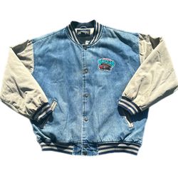 Vintage Vancouver Memphis Grizzlies Denim Jean Jacket