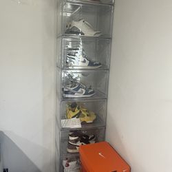 Sneaker display Boxes (8 Total)
