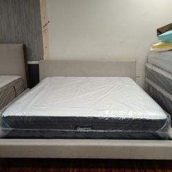 🌉🛌🌉🛌 $599 King Beautyrest Hybrid Mattress With Frame $599 🌉🛌🌉🛌