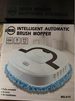 Smart Intelligent Automatic White Robot Brush Mopper