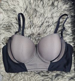 Black And Beige Bra 
