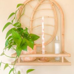 New Rattan Wall Shelf 
