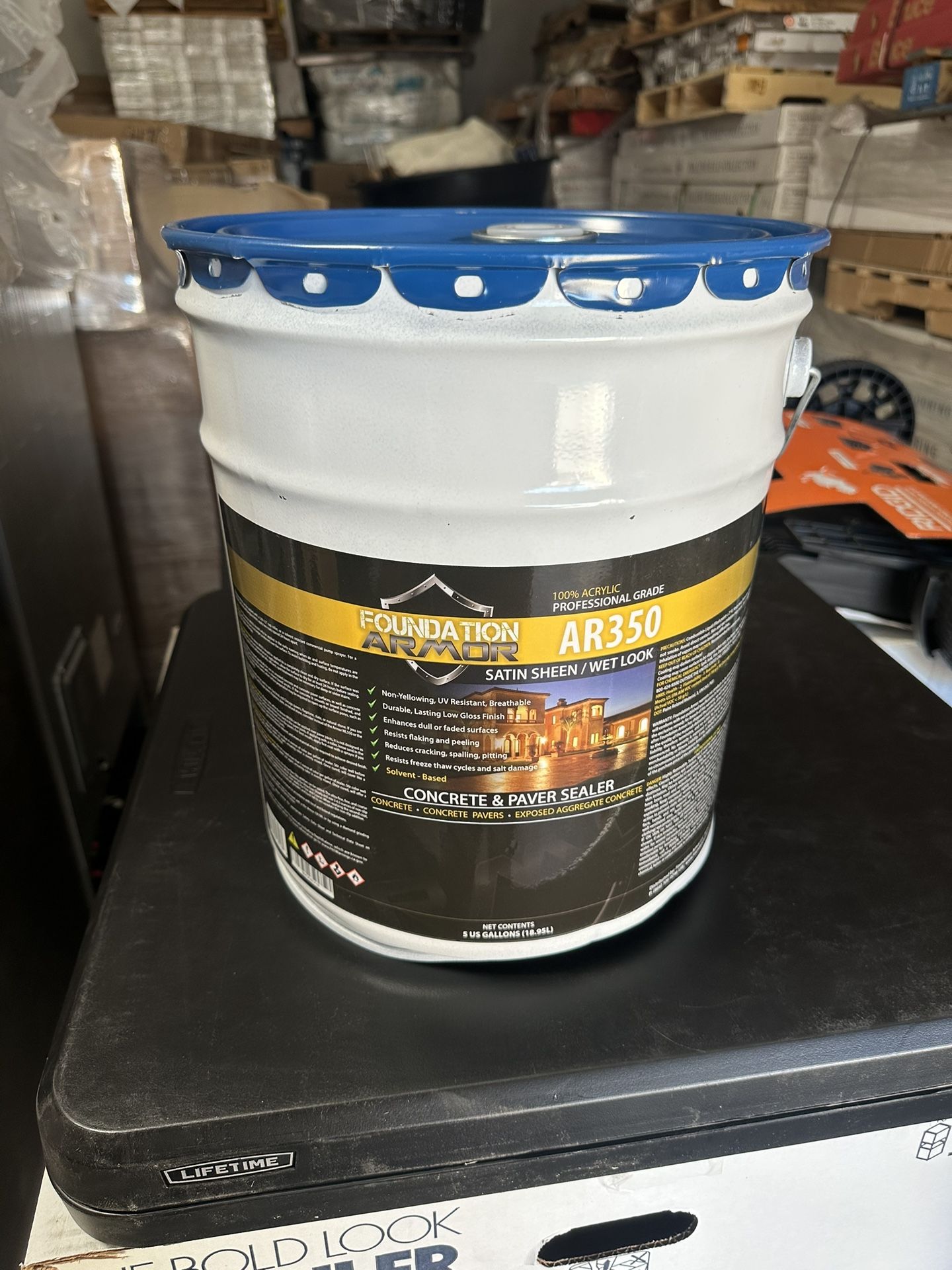 Acrylic Concrete, Paver And Aggregate Sealer 