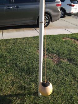 Teather ball and pole