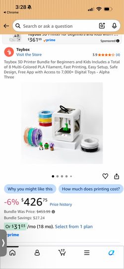Toybox 3d printer
