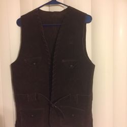 Men’s Vintage Suade Vest 