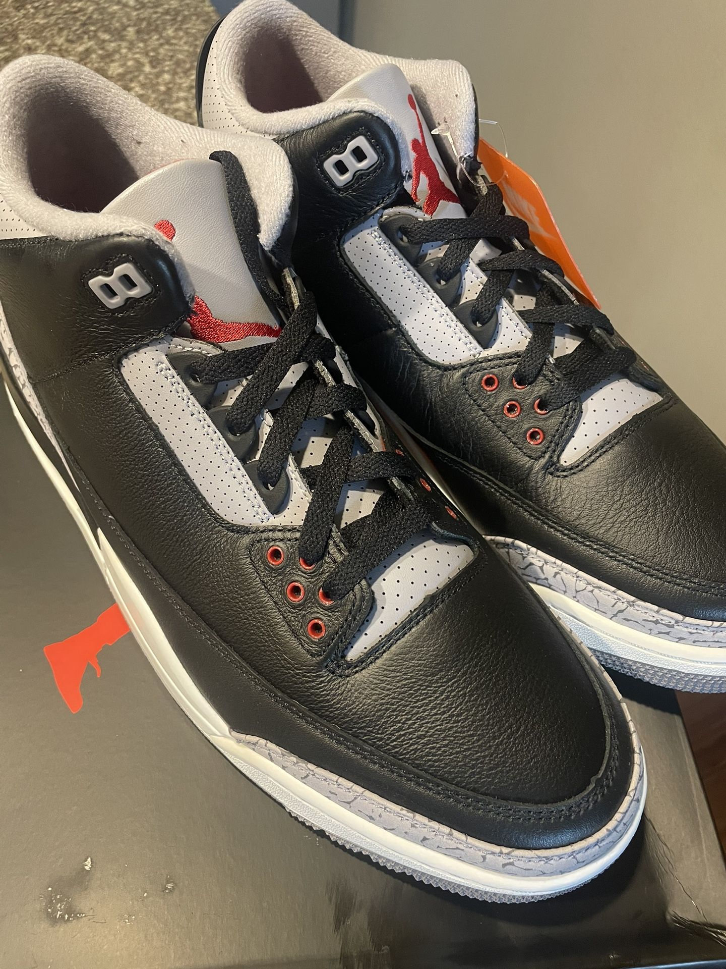 Air Jordan 3 Black Cement Size 13 DS