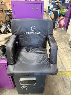 HITORHIKE Stadium Seat for Bleachers or Benches Portable Reclining Stadium Seat Chair with Padded Cushion Chair Back and Armrest Support