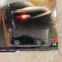 HOT WHEELS FAST AND FURIOUS 93 Honda Civic Coupe EX EJ1 