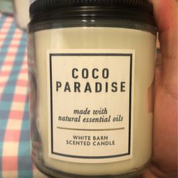 Bath And Body Works Single Wick Candle Coco Paradise 