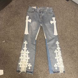 Size 32 Chrome Heart gallery jeans
