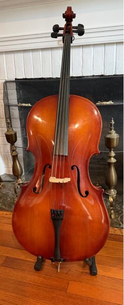 Cello 3/4 with bow and case