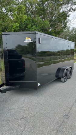 NEW 2026 7x16 TA ENCLOSED TRAILER
