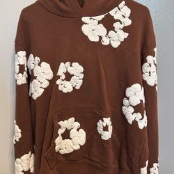 Denim Tears The Cotton Wreath Sweatshirt Brown Sz. M
