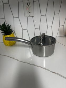 T-FAL SMALL POT W/LID IN GREAT USED CONDITION