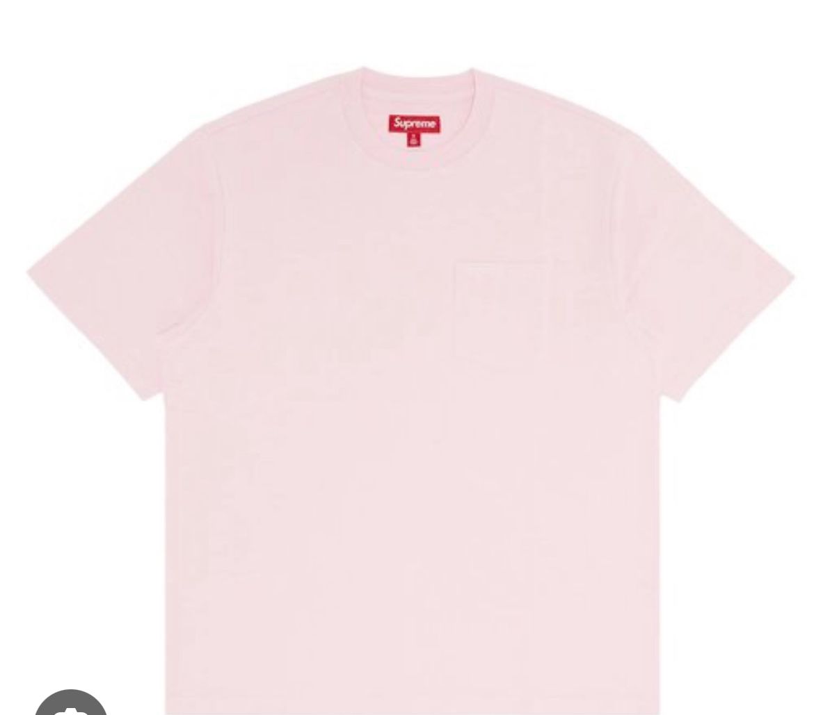 Supreme Pink Tee Shirt Size Large Brand New Without Side Pocket