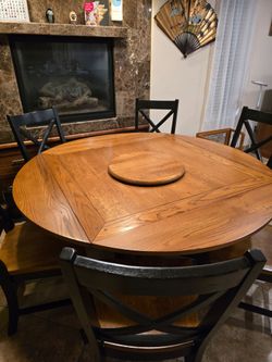 Oak Dining Table Set