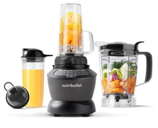 NutriBullet 1200 Watt Full-Size Blender Combo with Single Serve Cups, Dark Gray - BRAND NEW SEALED!