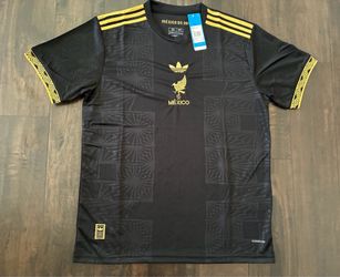 New Mexico Black Futbol Jersey// Black Mexico Oro Jersey Futbol Soccer // World Cup // CONCACAF Nations League / Green or White Aztec Copa America