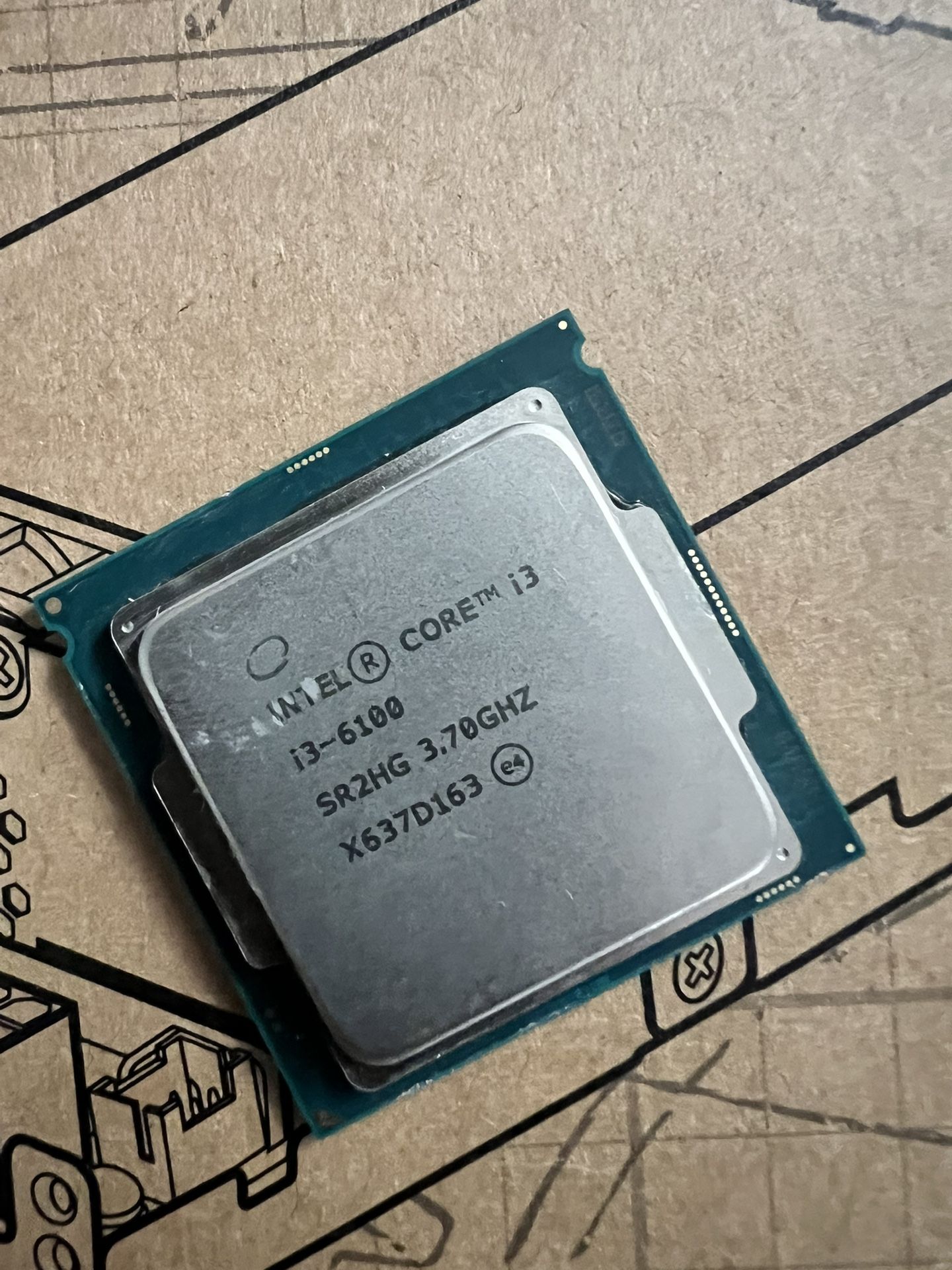 Intel Core i3-6100 (3M Cache, 3.70 GHz)