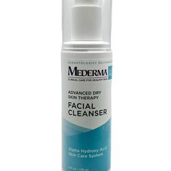 Mederma Advanced Dry Skin Therapy Facial Cleanser Alpha Hydroxy Acid NEW 6 Fl Oz