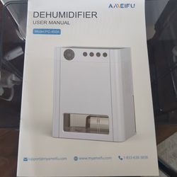 Electronic Dehumidifier With Removable 2 Or 3 Quart Drain Container
