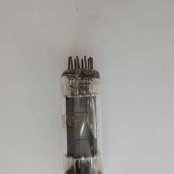 vintage miniature 9-pin (Noval/B9A base) glass receiving tube.
