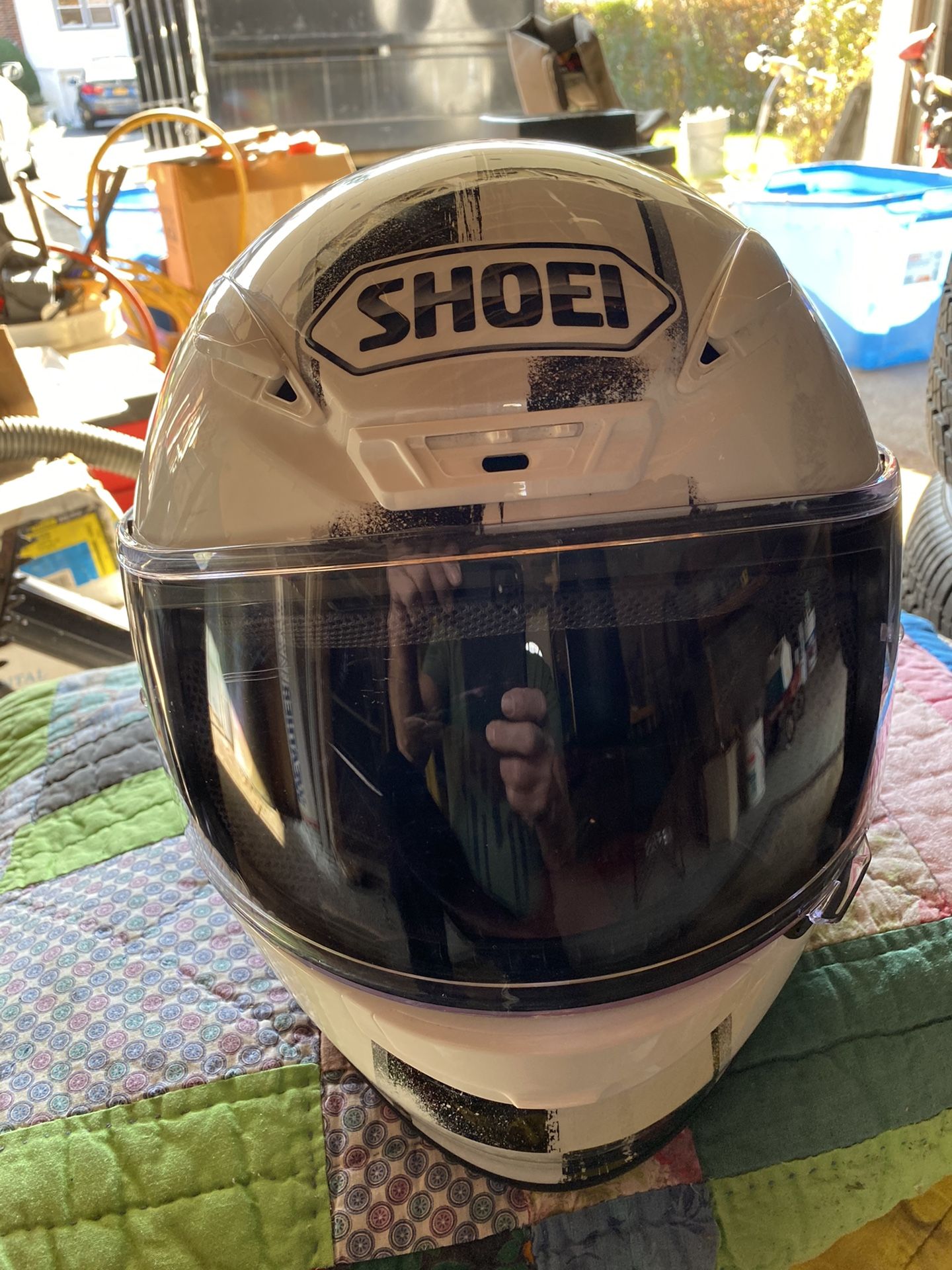 Three motorcycle helmets two large one small $75 each. Or best offer DOT approved