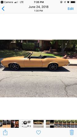 Classic Oldsmobile Cutlass Convertible