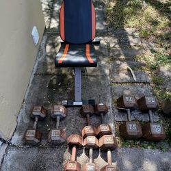 Bench And Dumbbells