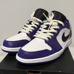 Air Jordan 1 Low ‘Court Purple’ (9.5)