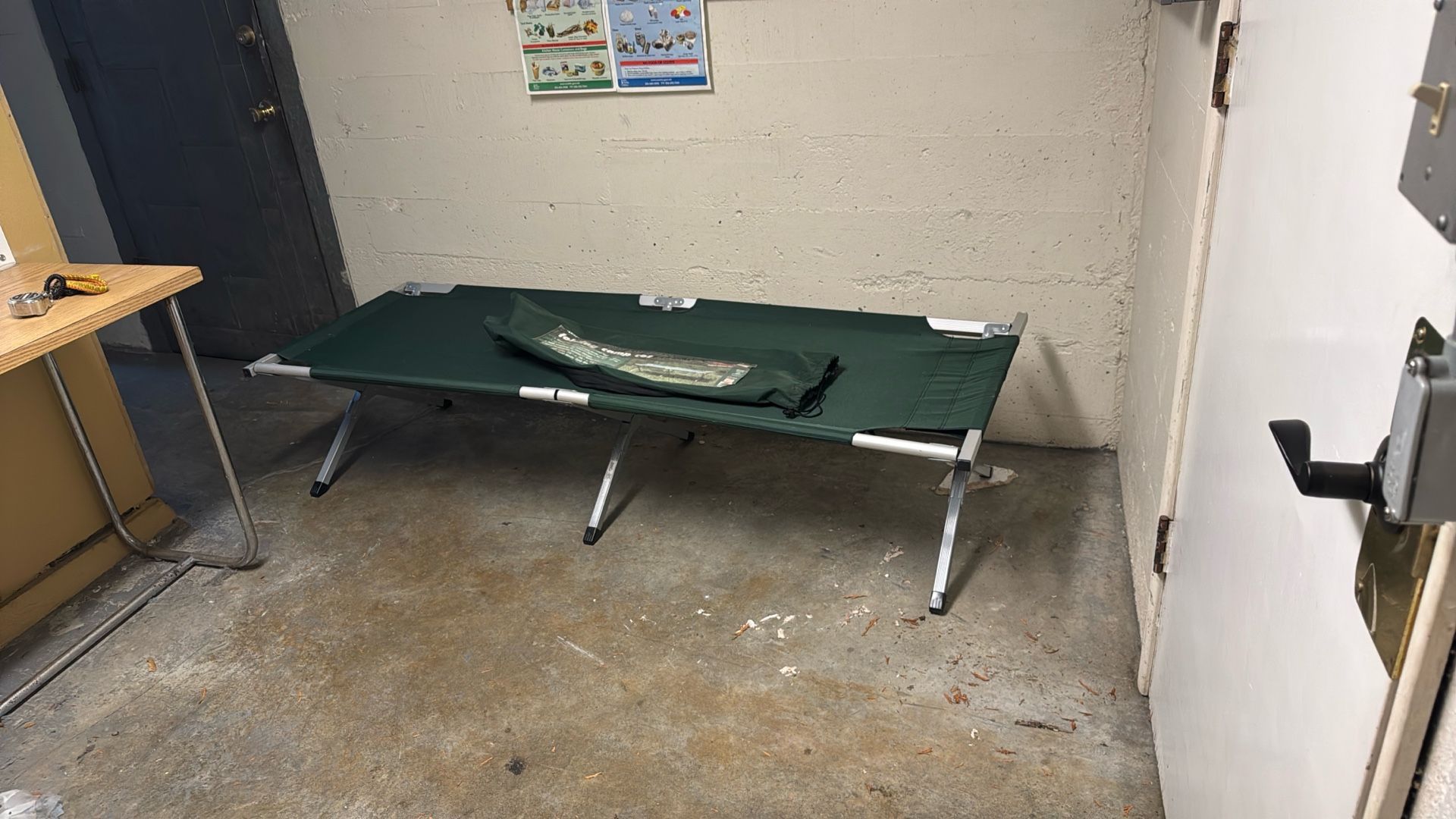 Folding Camp Cot Heavy Duty