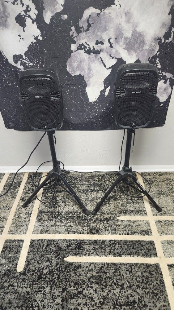 Pyle Pro Dual 8-inch Bluetooth Speakers