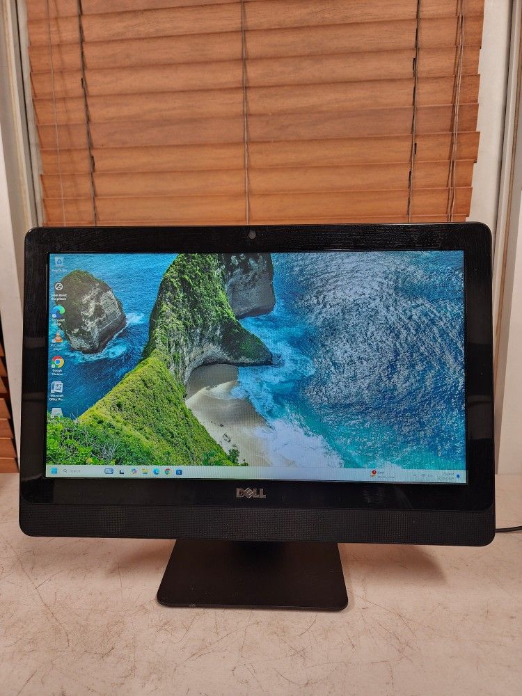 Dell Inspiron All In One 20" Desktop Pc AMD A4 1.5GHz 12GB Ram 250GB SSD Wifi Camera Windows 11