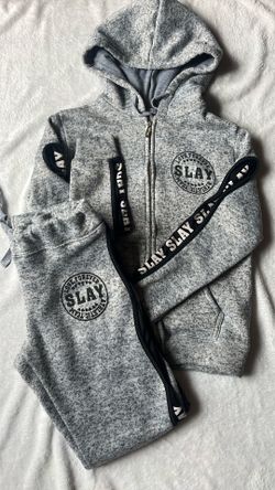Girls Zip-Up Hoodie W/ Sweat Pants