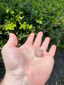 925 sterling silver filigree ring Size 6.5