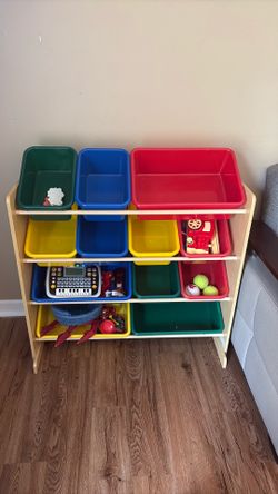 Toy storage bin , fire truck