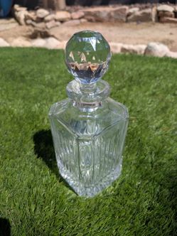 24% Lead Hand Cut Crystal Decanter